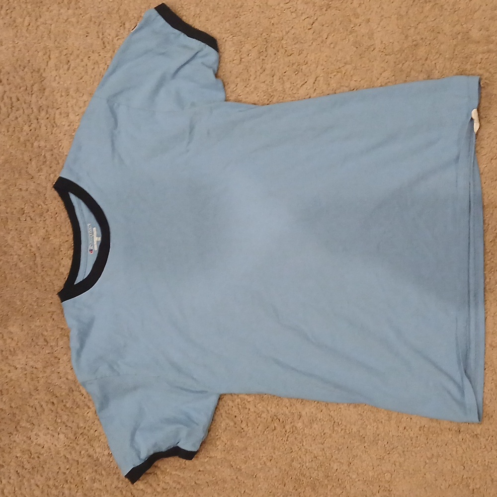 Mens champion light blue t shirt size M very good condition